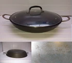 Calphalon 3 Qt Braiser Anodized Aluminum 12" Skillet Paella Pan Frying Pot & Lid Used. Price: $79.99.
