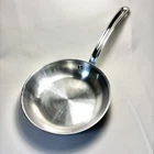 Culinary Institute Of America (cia) 7 Ply Clad Copper 8 Inch Saute Pan 1.25 Qt. Used. Price: $50.00.
