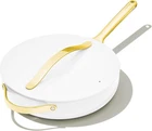 Caraway Nonstick Ceramic Saut Pan With Lid (4.5 Qt, 11.8") - Toxic, Ptfe & New. Price: $408.28.