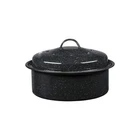 Granite Ware Enamel On Steel Covered Round Roaster, 3 Lb. Capacity New. Price: $31.59.