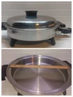 Townecraft Chef's Ware Electric Skillet 12" Stainless Liquid Core Fry Pan & Lid Used. Price: $194.99.