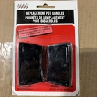 Tops Glossy Black Fitz-all Replacement Pot Handles Pack Of 2 #55710 New. Price: $9.18.
