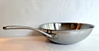 Calphalon 10" Stainless Steel Deep Skillet/fry Wok Like Pan #165 Super Clean !! Used. Price: $35.00.