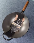 Babish 12.6 Inch Carbon Steel Wok Antirust Coat Flat Bottom Detachable Handle New. Price: $42.00.