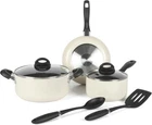 Oster Clairborne 7 Piece Aluminum Premium Nonstick Pots And Pans Cookware Set W/ New. Price: $62.74.