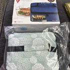Hot Logic Mini Portable Oven Food Warmer - 12V Vehicle Plug Green Flowers New Open. Price: $18.67.