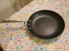 Calphalon Signature Model 1392 12" Fry Pan Non-stick Hard Anodized Rivet Uec Used. Price: $31.00.