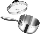Slottet Tri-ply Whole-clad Stainless Steel Saucepan STEAMER1.5 Qt Small ... S7 New. Price: $54.99.