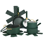 Thyme & Table 12-PIECE Non-stick Granite Collection Cookware Set, Pots And Pans New. Price: $89.00.
