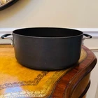 Calphalon 8787 Hard Anodized Nonstick Qt Black Dutch Oven Without Lid Stockpot Used. Price: $35.00.