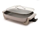 Greenpan Advanced 7-QUART Electric Ceramic Nonstick Skillet Open. Price: $45.69.
