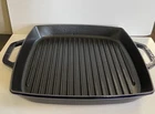 Staub Square Grill Pan 33 Cm 13 Dark Blue Sapphire Enamel Cast Iron France New. Price: $124.95.