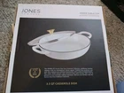 Jones New York 3.5-QT Aurora Cookware Cast Iron Serving Casserole With Lid. Price: $38.95.