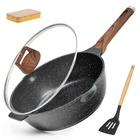 Deep Frying Pan With Lid And Spatula 12 Inch / 5.5 Quart Gran New. Price: $61.92.