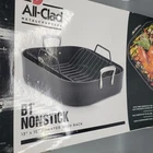 All-clad 13" X 16" Roaster With Rack Black B1 Nonstick E7999764 Pan Used. Price: $99.99.