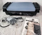 New Greenpan Electric Ceramic Thermalon Nonstick Reversible Grill Griddle Open. Price: $59.99.