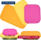 Silicone Lids For Pyrex 222-D 232-D 233-D Glass Baking Dish, Pack New. Price: $53.80.