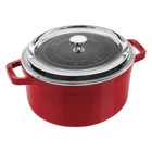 Staub Cast Iron Dutch Oven 4-QT Round Cocotte With Glass Lid, Made In France,... New. Price: $256.98.