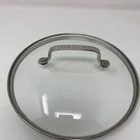 Cuisinart 10" Outer / 9.25" Inner Lid Glass Stainless Steel Handle Replacement Used. Price: $18.89.