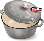 7.5 Qt Enameled Cast Iron Dutch Oven, Heavy-duty, Oven-safe Up To 500 & New. Price: $116.99.