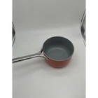 Caraway 3 Qt Saucepan Perracotta Ceramic Nonstick Pot Lid Used. Price: $59.99.