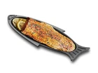 Outset 76376 Fish Cast Iron Grill And Serving Pan Black, 18.9 X 7.28 0.98 New. Price: $54.79.