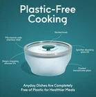 Anyday 1 Qt Medium Deep Dish Microwave Cookware -david Chang Nib Pristine New. Price: $40.00.