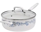 Pioneer Woman Agatha Nonstick 4.5 Quart Aluminum Saute Pan W/lid New. Price: $67.84.