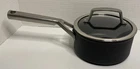 Ninja Foodi Neverstick 1.5 Qt 1.4 Sauce Pot Pan Black With Tempered Glass Lid New. Price: $32.00.
