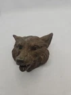 Cast Iron Wolf Head Brown Drawer Pull 2" #CB5. Price: $39.99.