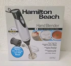 New Hamilton Beach 2-SPEED 225W Hand Blender W' Whisk Attachment 59762 M45 Open. Price: $23.99.