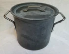 Commercial Anodized Aluminum Qt Stockpot #808 & Lid 310C Pre-calphalon Usa Guc Used. Price: $49.99.
