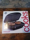 Cooks Jcpenney Home Contact Grill Indoor Electric Non-stick New Open Box. Price: $17.55.