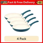 (4 Pack) Mainstays Ceramic Aluminum 10 Inch Frypan Corsair New. Price: $68.99.
