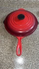 Creuset Red Cassadou Enameled Cast Iron No 27 With Lid And Double Spout Ombr Used. Price: $103.99.