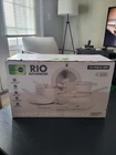 Greenpan Rio Advanced 10PC Ceramic Nonstick Cookware Pots Pans Set Cream New. Price: $99.99.