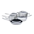 Scanpan Ctx 10-PIECE Deluxe Cookware Set, Stainless Steel New. Price: $599.95.