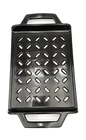 Sur Table Nonstick Stoneware Grill, 12", Black Top, For Gas/charcoal Grills Used. Price: $22.00.