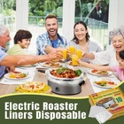 10 Count Electric Roaster Liners, 34" 18" Disposable, Fits 1... New. Price: $15.95.