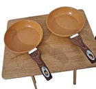 Set Of 2 Phantom Chef 8" Fry Pan Safe Nonstick Orange Used. Price: $14.99.