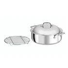All-clad Tri-ply Stainless Steel 5-QT All-in One Pan W/domed Lid & Rack New. Price: $189.99.