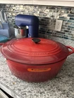 Le Creuset 15.5 Qt Goose Pot Cerise Cherry Red Classic Oval Dutch Oven Newin Box. Price: $599.99.