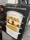 Kalorik 3-TIER Food Steamer New. Price: $29.75.