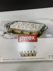 Pyrex 2 Pc Christmas Casserole Set 9 13 Baking Dish Wicker & Metal Server New. Price: $55.00.