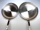 Set Of Stainless Steel Viking Fry Pans New, 10" & 12", 3-PLY. Price: $129.99.