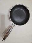 Hexclad 8" Hybrid Stainless Steel Nonstick Fry Pan Skillet. Lid Used. Price: $45.99.