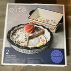 Gibson Elite Hand Painted 2-PIECE Bake Wear Set. Used. Price: $22.00.