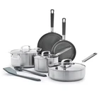 Bobby Flay 10PC Stainless Steel Cookware Set New. Price: $116.99.