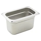 Winco SPJH904 1/9 Size Deep 22 Gauge Steam Table Pan New. Price: $51.19.
