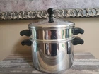 Farberware 18/10 Stainless Steel Double Boiler Steamer 3 Qt Used. Price: $18.99.